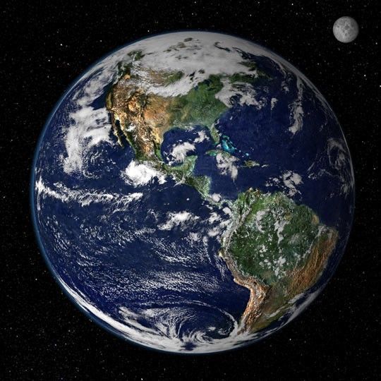 La Terre vue de l'espace
