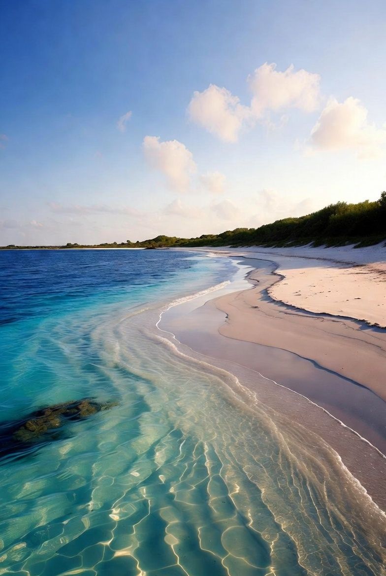 Ocean shoreline
